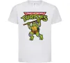 Дитяча футболка Ninja turtles Donatello Білий Дитяча футболка Ninja turtles Donatello Білий фото