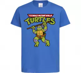 Дитяча футболка Ninja turtles Donatello Яскраво-синій фото