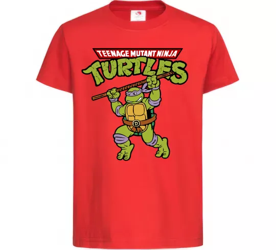 Дитяча футболка Ninja turtles Donatello Червоний фото
