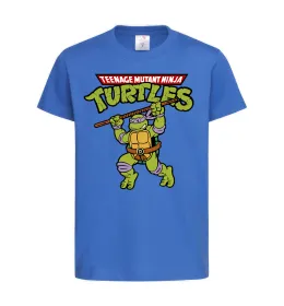 Детская футболка Ninja turtles Donatello Ярко-синий фото