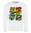 Свитшот Mikey Raph Leo Donnie Белый фото