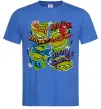 Чоловіча футболка Mikey Raph Leo Donnie Яскраво-синій фото