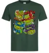 Чоловіча футболка Mikey Raph Leo Donnie Темно-зелений фото