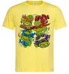 Чоловіча футболка Mikey Raph Leo Donnie Лимонний фото
