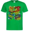 Чоловіча футболка Mikey Raph Leo Donnie Зелений фото