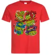 Чоловіча футболка Mikey Raph Leo Donnie Червоний фото