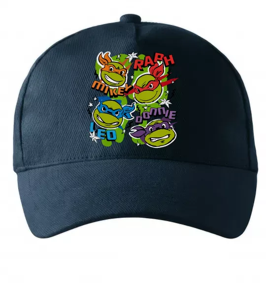 Кепка Mikey Raph Leo Donnie Темно-синій фото