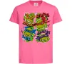 Дитяча футболка Mikey Raph Leo Donnie Яскраво-рожевий Дитяча футболка Mikey Raph Leo Donnie Яскраво-рожевий фото