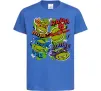 Дитяча футболка Mikey Raph Leo Donnie Яскраво-синій Дитяча футболка Mikey Raph Leo Donnie Яскраво-синій фото