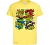 Дитяча футболка Mikey Raph Leo Donnie Лимонний Дитяча футболка Mikey Raph Leo Donnie Лимонний фото