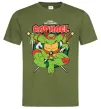 Чоловіча футболка Рафаель Черепашки ніндзя Оливковий Чоловіча футболка Рафаель Черепашки ніндзя Оливковий фото