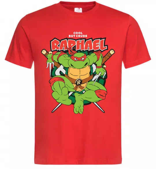 Чоловіча футболка Рафаель Черепашки ніндзя Червоний фото