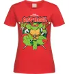Жіноча футболка Рафаель Черепашки ніндзя Червоний фото