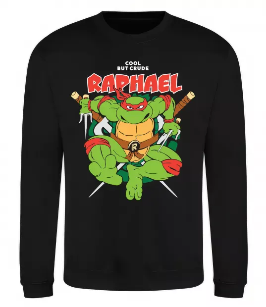 Світшот Рафаель Черепашки ніндзя Чорний фото