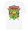 Футболка Оверсайз Рафаель Черепашки ніндзя Білий фото