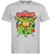 Чоловіча футболка Рафаель Черепашки ніндзя Сірий Чоловіча футболка Рафаель Черепашки ніндзя Сірий фото
