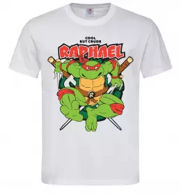 Чоловіча футболка Рафаель Черепашки ніндзя Білий фото