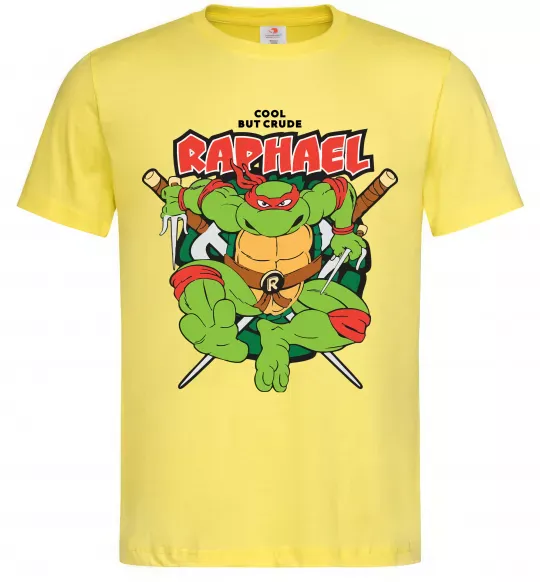 Чоловіча футболка Рафаель Черепашки ніндзя Лимонний фото