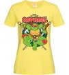 Жіноча футболка Рафаель Черепашки ніндзя Лимонний фото