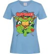 Жіноча футболка Рафаель Черепашки ніндзя Блакитний фото