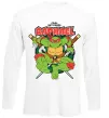 Лонгслів Рафаель Черепашки ніндзя Білий фото
