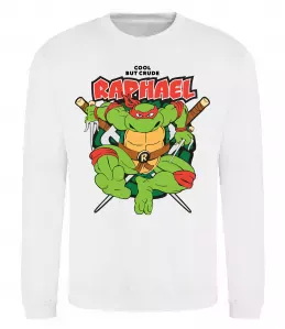 Свитшот Рафаель Черепашки ніндзя Белый фото