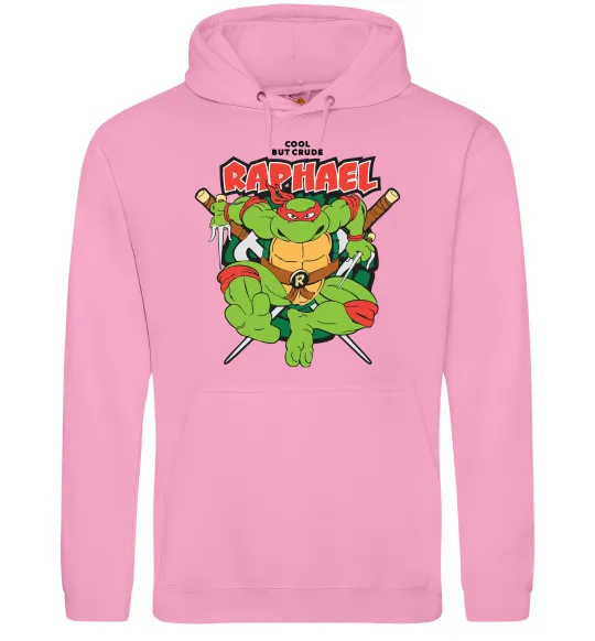 Женская толстовка (худи) Рафаель Черепашки ніндзя Розовый фото