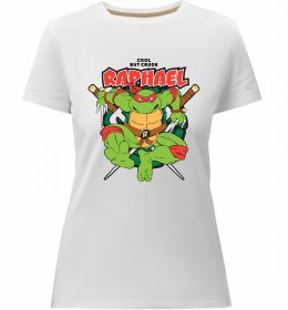Женская премиум футболка Рафаель Черепашки ніндзя