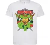 Дитяча футболка Рафаель Черепашки ніндзя Білий фото