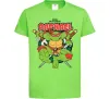 Дитяча футболка Рафаель Черепашки ніндзя Лаймовий фото
