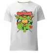 Чоловіча преміум футболка Рафаель Черепашки ніндзя Білий фото