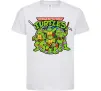 Дитяча футболка Teenage mutant ninja turtles Білий Дитяча футболка Teenage mutant ninja turtles Білий фото
