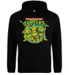 Чоловіча толстовка (худі) Teenage mutant ninja turtles Чорний фото