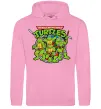 Женская толстовка (худи) Teenage mutant ninja turtles Розовый фото