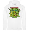 Жіноча толстовка (худі) Teenage mutant ninja turtles Білий фото