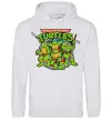 Жіноча толстовка (худі) Teenage mutant ninja turtles Сірий меланж фото