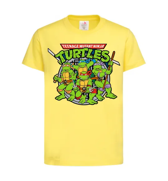 Детская футболка Teenage mutant ninja turtles Лимонный фото