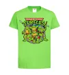 Детская футболка Teenage mutant ninja turtles Лаймовый фото