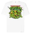 Футболка Оверсайз Teenage mutant ninja turtles Білий фото