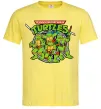 Чоловіча футболка Teenage mutant ninja turtles Лимонний фото