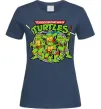 Жіноча футболка Teenage mutant ninja turtles Темно-синій фото