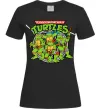 Жіноча футболка Teenage mutant ninja turtles Чорний фото