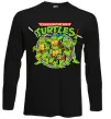 Лонгслів Teenage mutant ninja turtles Чорний фото