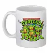 Чашка керамічна Teenage mutant ninja turtles Білий фото