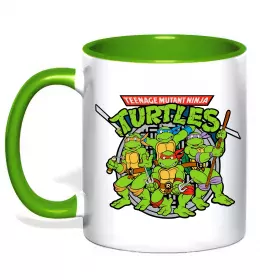 Чашка з кольоровою ручкою Чашка з кольоровою ручкою