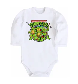 Детский боди Teenage mutant ninja turtles Белый фото