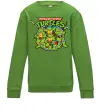 Дитячий світшот Teenage mutant ninja turtles Лаймовий фото