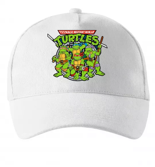 Кепка Teenage mutant ninja turtles Білий фото