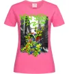Жіноча футболка New York TMNT Яскраво-рожевий фото