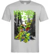Чоловіча футболка New York TMNT Сірий Чоловіча футболка New York TMNT Сірий фото